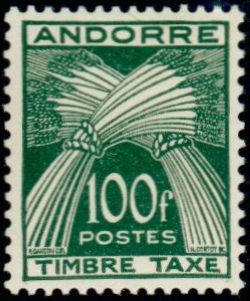  Gerbe légende ''TIMBRE-TAXE'' 