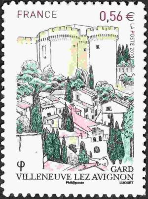 timbre N° 416, Villeneuve-lez-Avignon