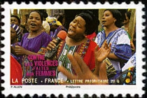 timbre N° 417, Contre les violences faites aux femmes