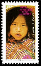 timbre N° 427, Contre les violences faites aux femmes