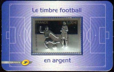 timbre N° 430, Football en argent
