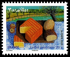 timbre N° 433, Les saveurs de nos régions