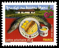 timbre N° 440, Les saveurs de nos régions