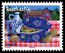 timbre N° 444, Les saveurs de nos régions