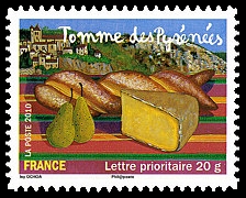 timbre N° 445, Les saveurs de nos régions