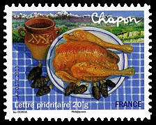 timbre N° 452, Les saveurs de nos régions