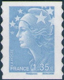 timbre N° 489, marianne de Beaujard