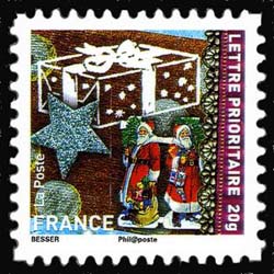 timbre N° 497, Meilleurs Vœux - Père noël
