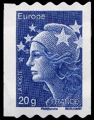timbre N° 600, Marianne de l'Europe (Marianne de Beaujard)