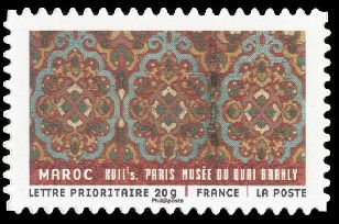 timbre N° 522, Tissus du monde