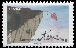 timbre N° 527, Le timbre fête la terre