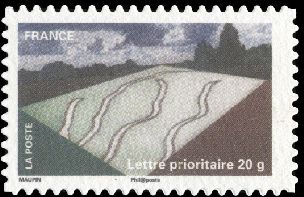 timbre N° 529, Le timbre fête la terre