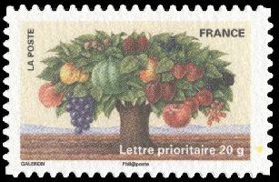 timbre N° 530, Le timbre fête la terre