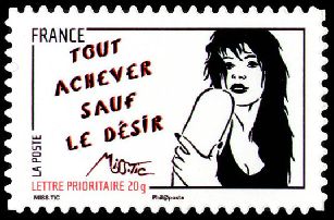  Journée de la femme 2011, illustrée par des dessins de Miss Tic <br>Tout achever sauf le désir