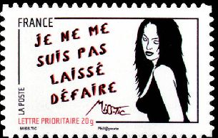  Journée de la femme 2011, illustrée par des dessins de Miss Tic <br>Je ne me suis pas laissé défaire