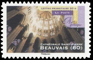 timbre N° 556, Art Gothique