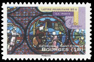 timbre N° 557, Art Gothique