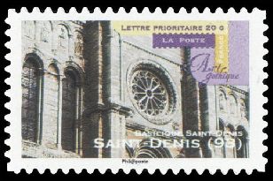 timbre N° 563, Art Gothique
