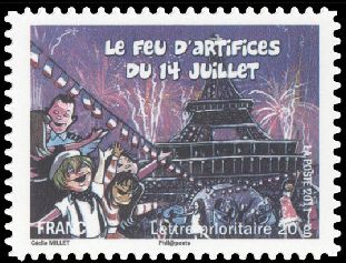 timbre N° 567, La France comme j'aime