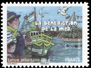 timbre N° 570, La France comme j'aime
