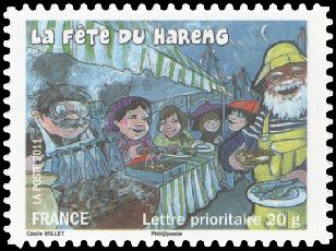 timbre N° 571, La France comme j'aime