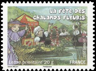 timbre N° 573, La France comme j'aime