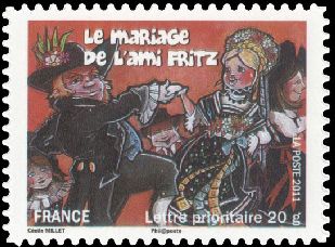 timbre N° 579, La France comme j'aime