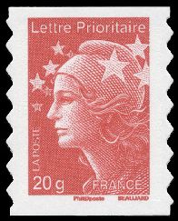 timbre N° 590, Marianne de l'Europe (Marianne de Beaujard)