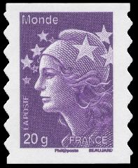 timbre N° 593, Marianne de l'Europe (Marianne de Beaujard)
