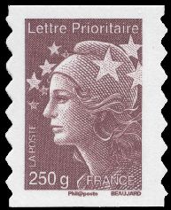 timbre N° 596, Marianne de l'Europe (Marianne de Beaujard)