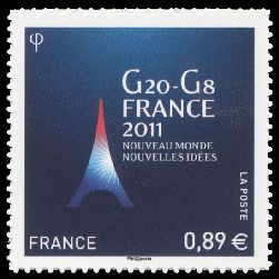 timbre N° 598, G20 G8