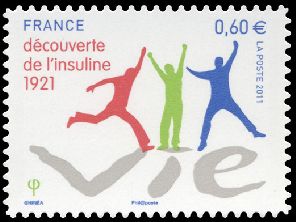 timbre N° 635, Découverte de l'insuline