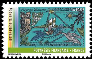  Année des Outres-mer <br>Polynésie française<br>Totouages polynésiens