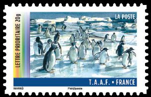  Année des Outres-mer <br>T.A.A.F (Terres Australes et Antarctiques Françaises)<br>Manchons sur la banquise