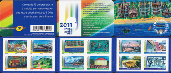 timbre N° BC636, Année des Outres-mer