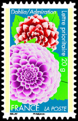 timbre N° 665, Dites le avec des fleurs