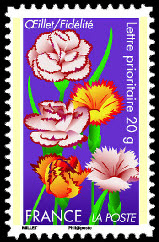 timbre N° 667, Dites le avec des fleurs