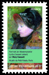  Portraits de femmes dans la peinture <br>Mary Cassat<br>Portrait de Mademoiselle Lydia Cassat