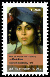  Portraits de femmes dans la peinture <br>Marie Caire<br>Tête de femme Biskra