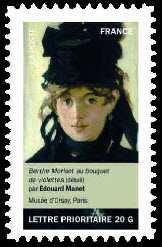  Portraits de femmes dans la peinture <br>Edouard Manet<br>Berthe Morisot au bouquet de violette