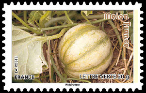 timbre N° 687, Des fruits pour une lettre verte