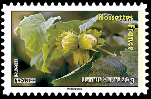 timbre N° 689, Des fruits pour une lettre verte