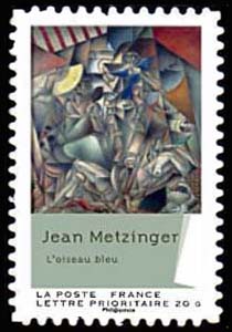  Peintures du XXème siècle - Cubisme, <br>L'oiseau bleu (1912-1913) de Jean Metzinger