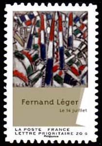  Peintures du XXème siècle - Cubisme, <br>Le 14 juillet (1914) de Fernand Léger