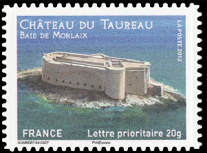  Château du Taureau dans la baie de Morlaix 