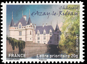 timbre N° 727, Château d'Azay-le-Rideau