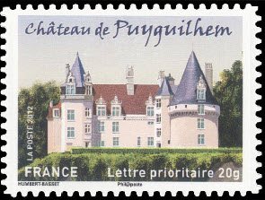 timbre N° 728, Château de Puyguilhem
