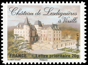 timbre N° 733, Château de Lesdiguières à Vixille
