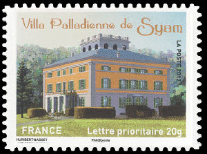 timbre N° 735, Villa Palladienne de Syam