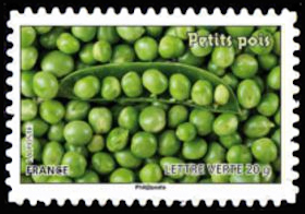  Des légumes pour une lettre verte <br>Petits pois